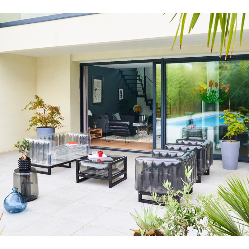 Mojow Yomi 59'' Metal Outdoor Patio Sofa Wayfair